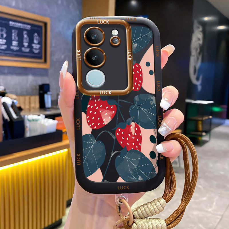 เคส VIVO V29 5G V29E 5G V29 Pro 5G พร้อมเชือกเส้นเล็กน่ารัก