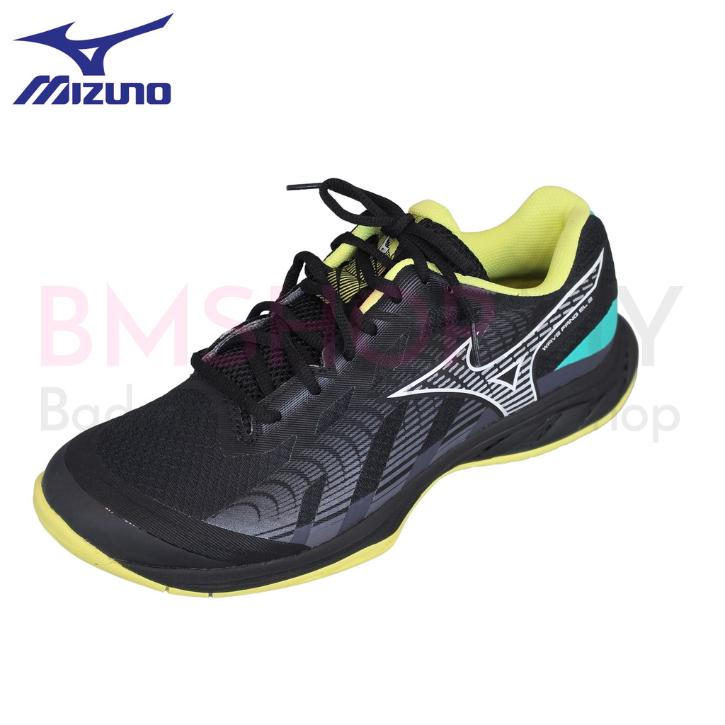 MIZUNO Shoes WAVE FANG EL2-71GA242301-BLACK WHITE (BADMINTON)