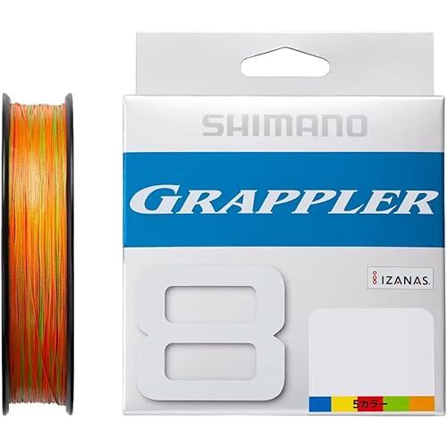 SHIMANO Grappler 8 PE 200m LD-A61U 5 Colors x 10m No. 0.8