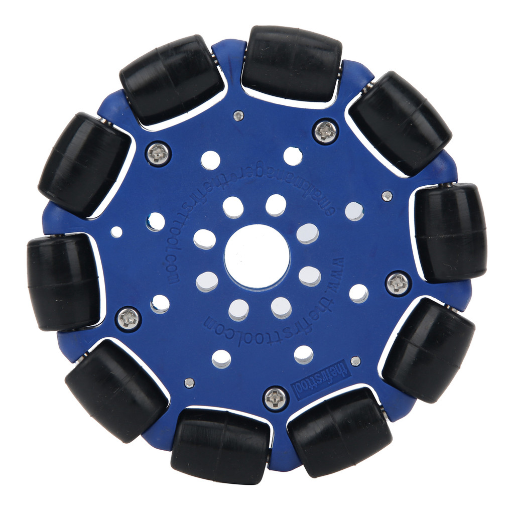 โฮมโปร 560400140096 Omni Wheel Rubber OmniDirectional Robot Part Accessory