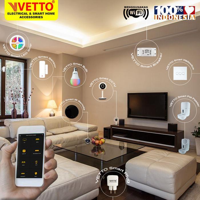 Vetto หลอดไฟอัจฉริยะ 7W Rgbww - Wifi Wireless Iot Home Automation Pasti