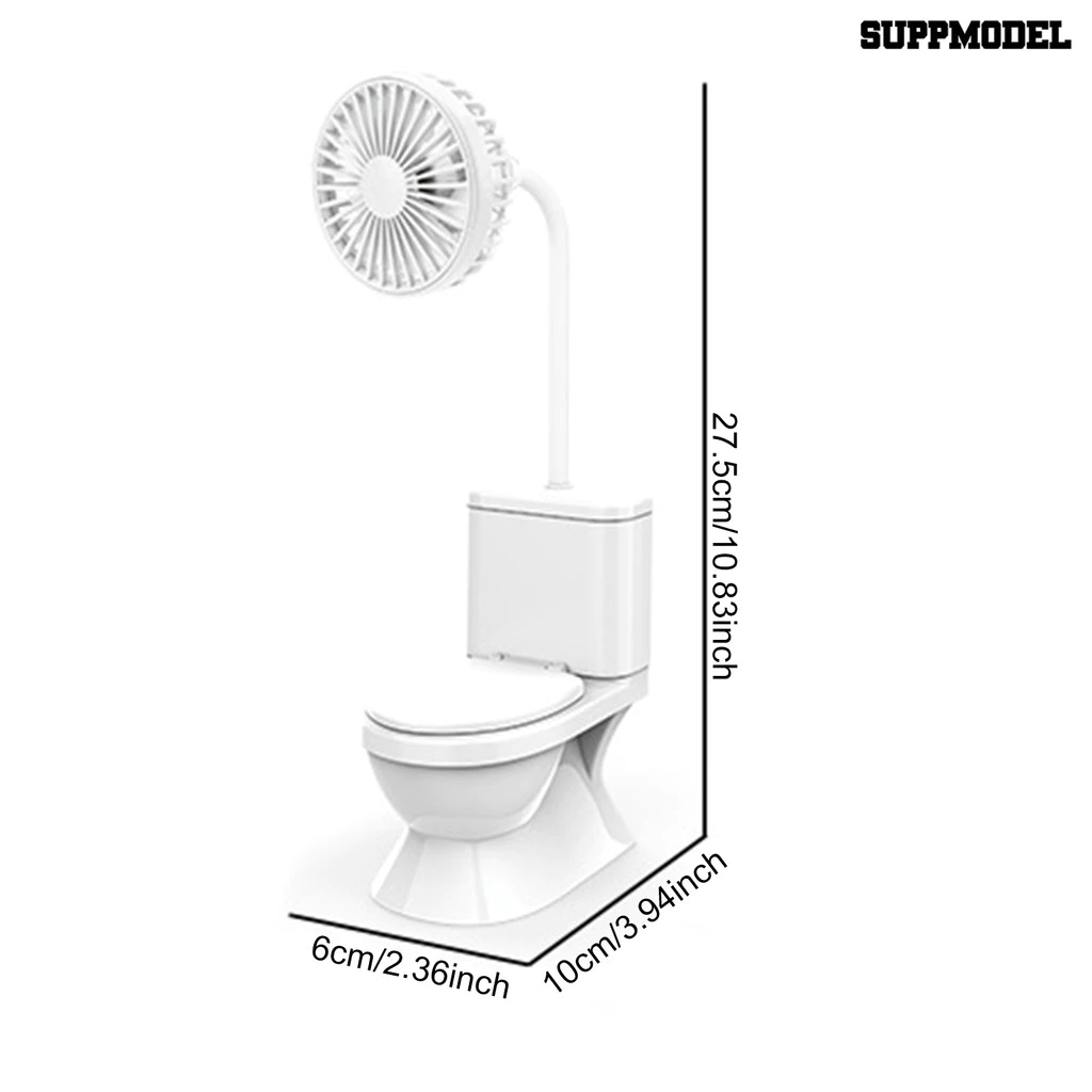 Suppmodel พัดลมตั้งโต๊ะ USB พร้อมที่ใส่ปากกา thumbnail 7