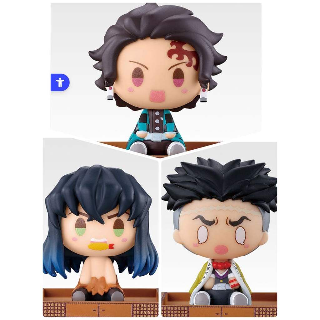 【Direct from Japan】นักฆ่าปีศาจ Ichiban Kuji Choconokko Figures Tanjiro, Gyomei Himejima, Inosuke, กา