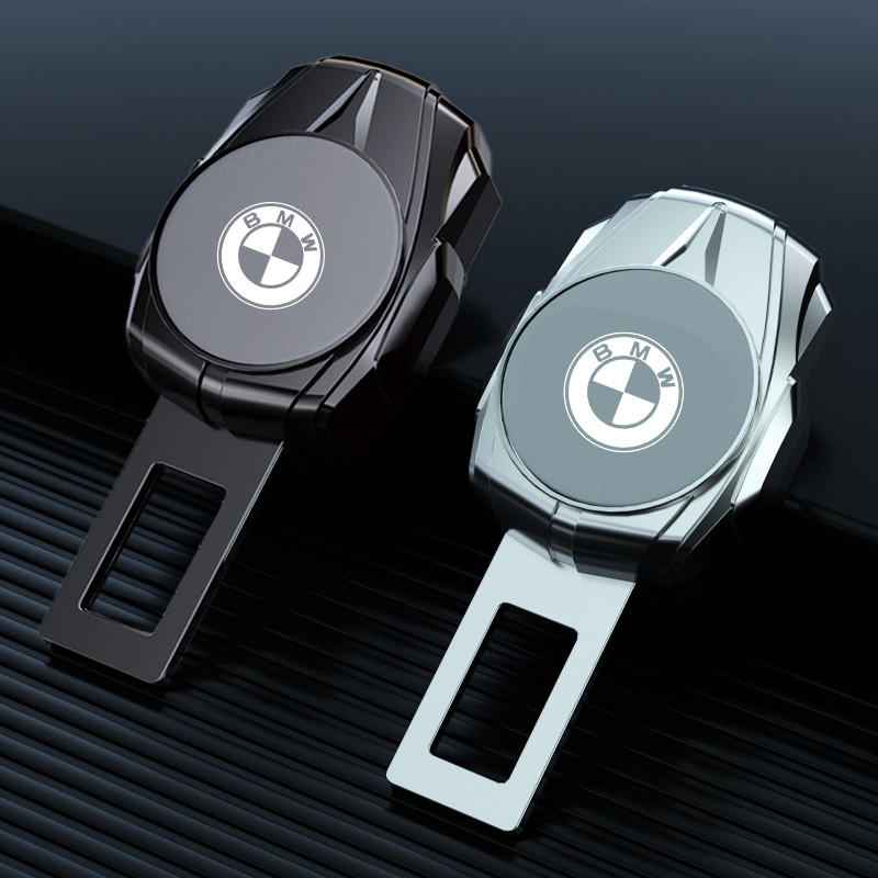 สําหรับ BMW 100% สังกะสีอัลลอยด์ Mecha สไตล์รถที่นั่งเข็มขัด Extender Buckle Electroplating คลิปสําห
