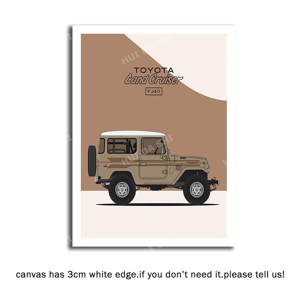 Toyota Land Cruiser Fj40 Art Printposter