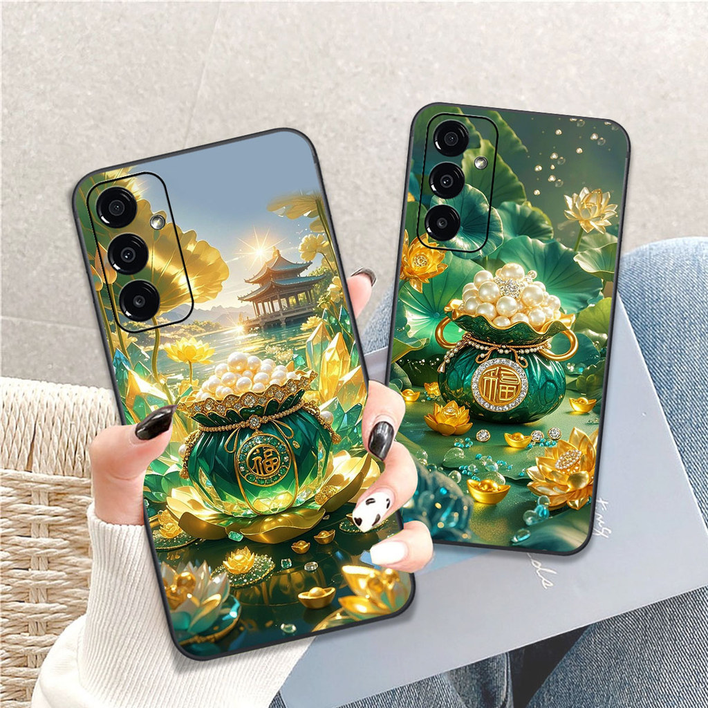 Samsung M14 / M35 / M53 / M54 / M55 5G CASE พิมพ์กระเป๋านําโชค V CASE