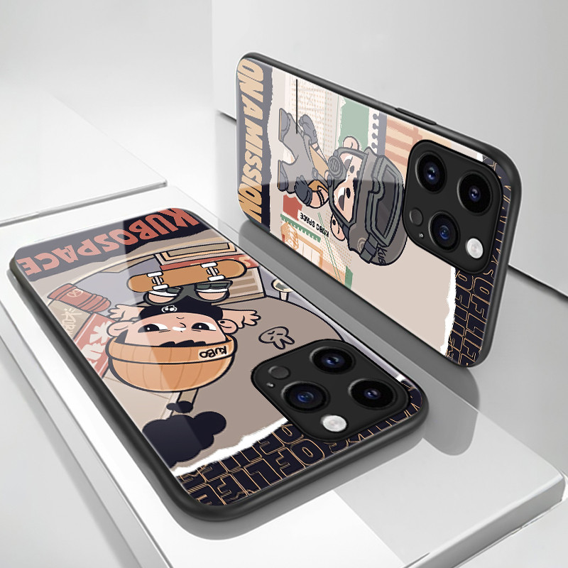 เคสสำหรับ VIVO V21 5G V21s 5G V21 4G V21E 4G Y73 เคสโทรศัพท์คูโบสเปซเปลือกแก้วกันกระแทก - รูปที่ 6