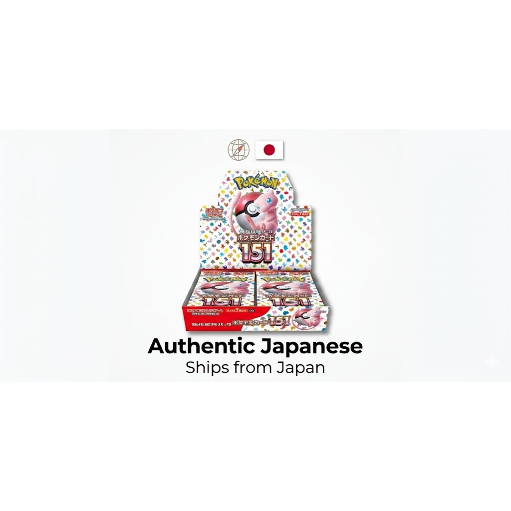 Pokemon Card Booster Box ポケモンカード151 - Direct Ship from Japan