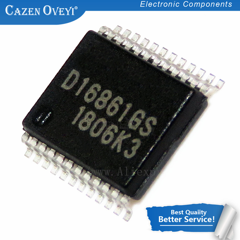 1 ชิ้น/ล็อต D16861GS SSOP 24 D16861 SSOP 16861GS SSOP 24 SMD ในสต็อก