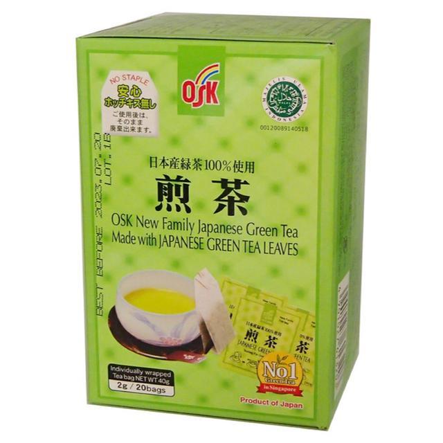 🌻 โอเอสเคนิวแฟมิลี่ชาเขียวญี่ปุ่นชนิดซอง 2กรัม แพค 20 🌈 4901027613203 🌴 Osk Green Tea 2g. Pack 20 🍉 