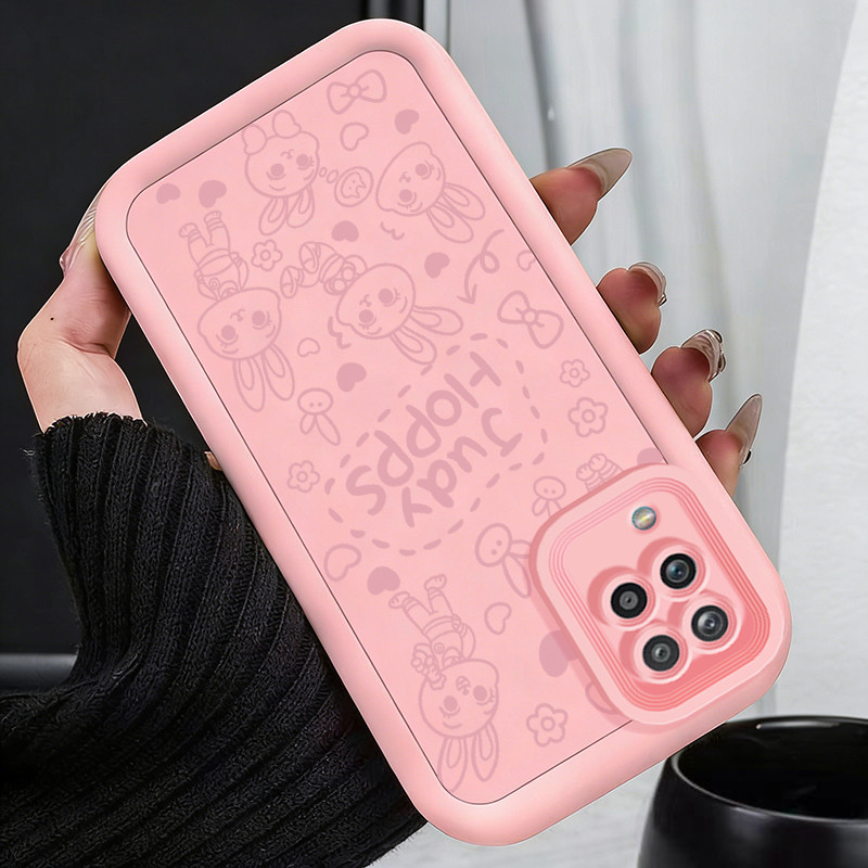 เคสสำหรับ Samsung A22 M22 M32 เคสโทรศัพท์แบบใหม่กระต่ายสุนัขจิ้งจอกซิลิโคนซอฟต์เชลล์ครบวงจรกันกระแทก