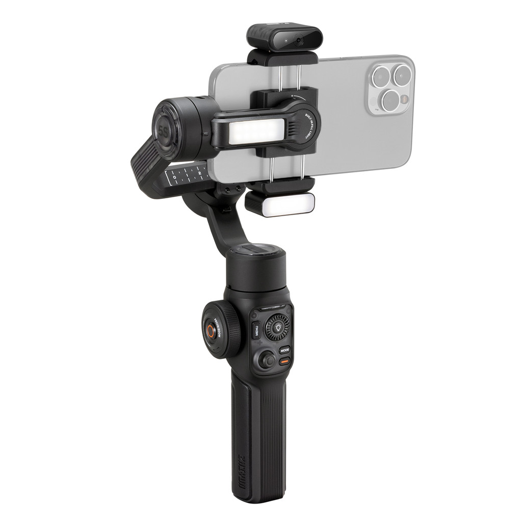 ZHIYUN SMOOTH 5S AI PRO มือถือ 3 แกน Gimbal Stabilizer สําหรับโทรศัพท์ Vlog Anti-shake Al ติดตาม Ges