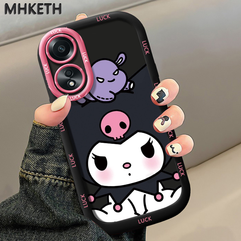 MHKETH เคสสำหรับ OPPO A58 4G A58 5G A58X 5G A78 5G A1X 5G A2X 5G เคสโทรศัพท์ออกแบบการ์ตูนน่ารักหญิง