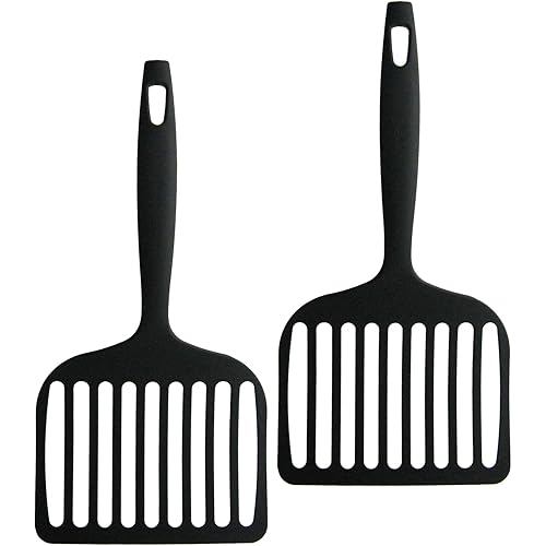 Nagao Tsubame Sanjo Okonomiyaki Spatula Large 2 66 Nylon Black Made in Japan