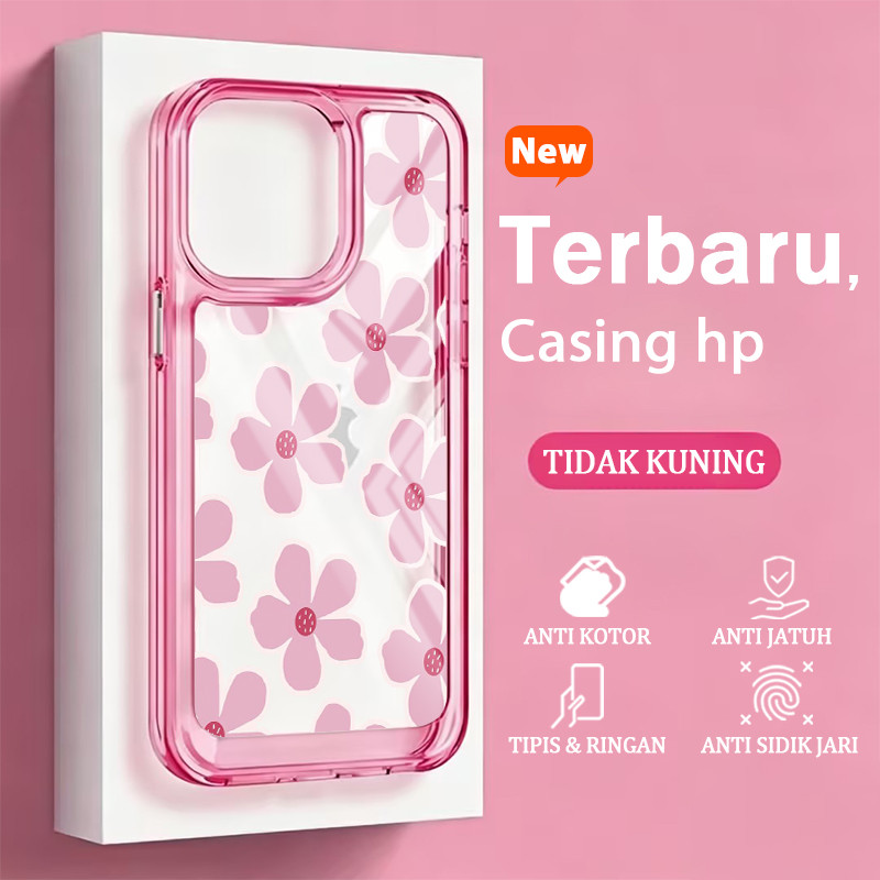 Bunga Simple Premium Clear Case Infinix Note 60 Pro 5g Note 60 Pro Smart 20 Note 40 50 Note 30 Hot 6