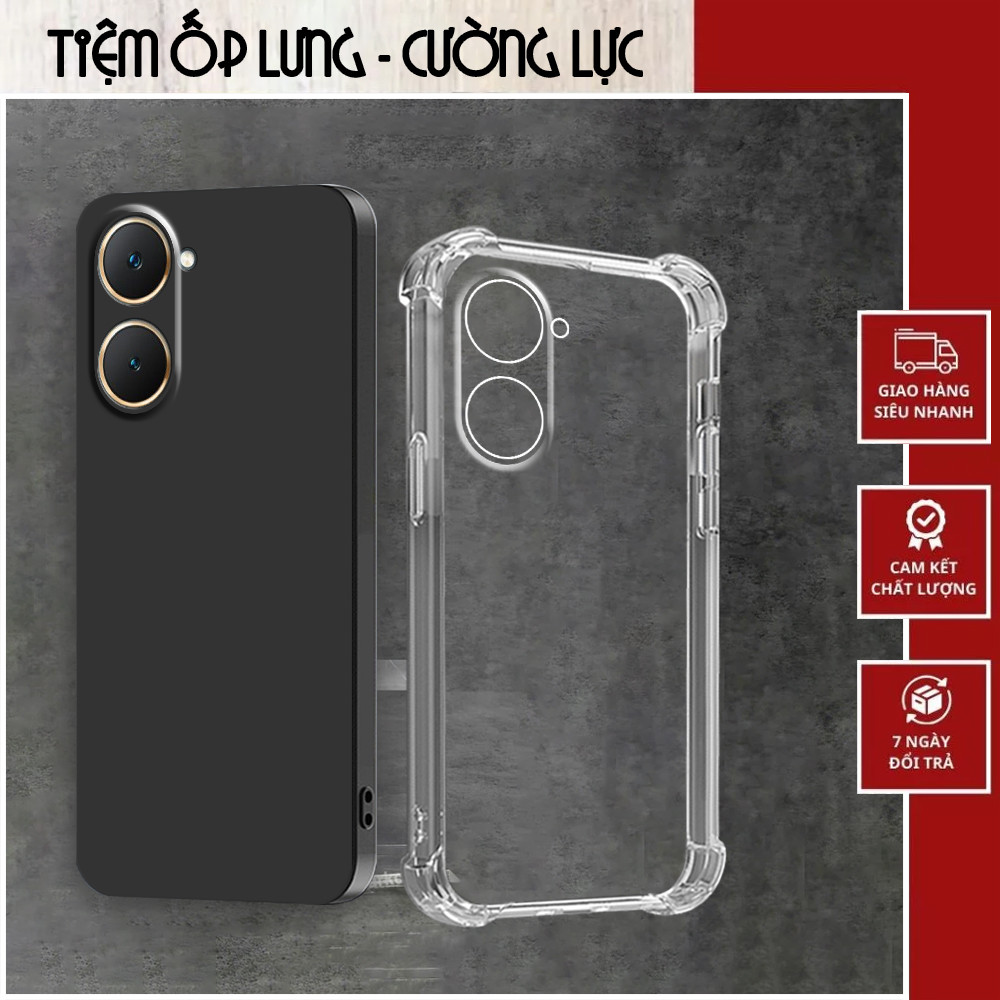 เคส Vivo Y03 / Y18 / Y18S / Y03T ปกป้องกล้อง กันกระแทก และ tpu