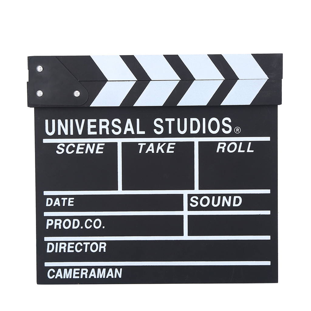ภาพยนตร์ Clapperboard, Advertisement ฉากทีวี Clapper Board, กระดานดําเดสก์ท็อปสําหรับถ่ายภาพ Props พ