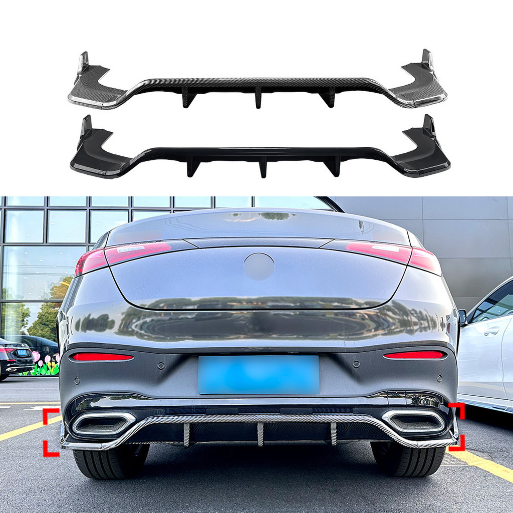เหมาะสําหรับ Mercedes GLC Coupe Coupe Coupe C254 2023 + AMG Tail Lip ด้านหลังสปอยเลอร์มุมการปรับเปลี