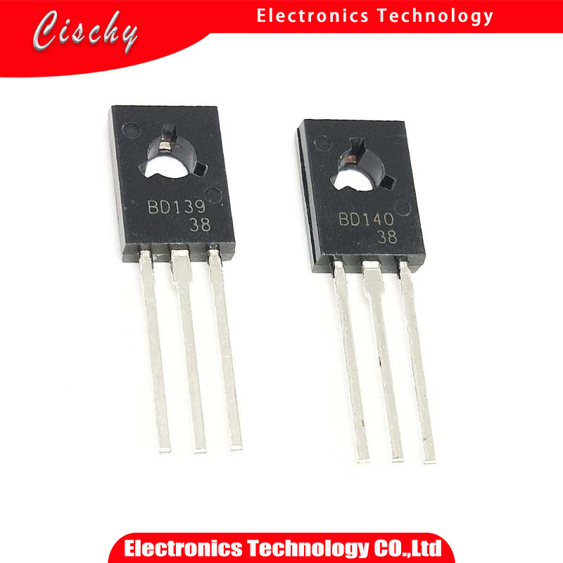 20PCS BD139 BD140 ( 10PCS BD139 + 10PCS BD140 ) TO126 TO 126 แรงดันไฟฟ้า IC