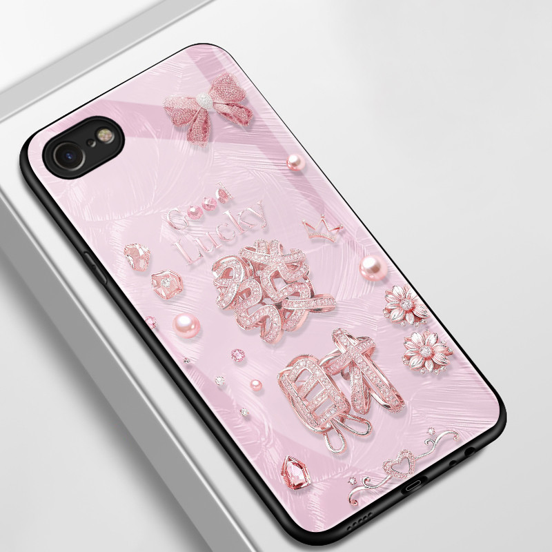 เคสสำหรับ iPhone 6 Plus 6s Plus 7 Plus 8 Plus X Xs Max Xr เคสโทรศัพท์รวยเปลือกแก้วกันกระแทก