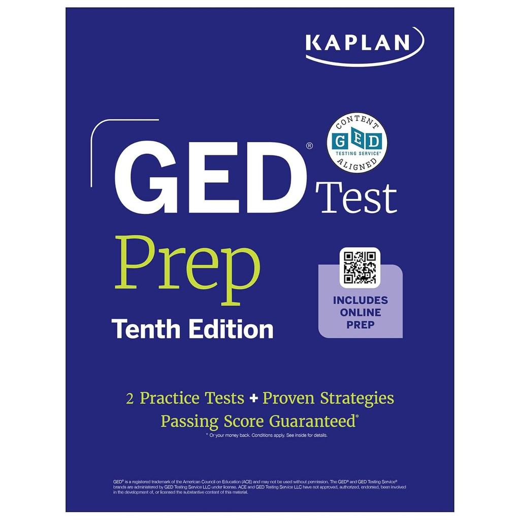 Chulabook|c321|หนังสือ|GED TEST PREP (2026): 2 PRACTICE TESTS + PROVEN STRATEGIES + ONLINE (KAPLAN)