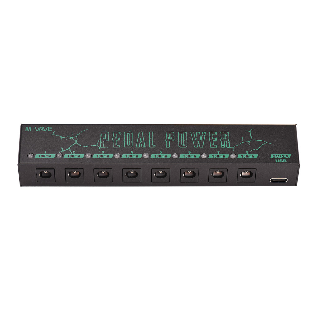 M-VAVE PEDAL POWER Guitar Pedal Power Effector Supply 8 Isolated DC Output