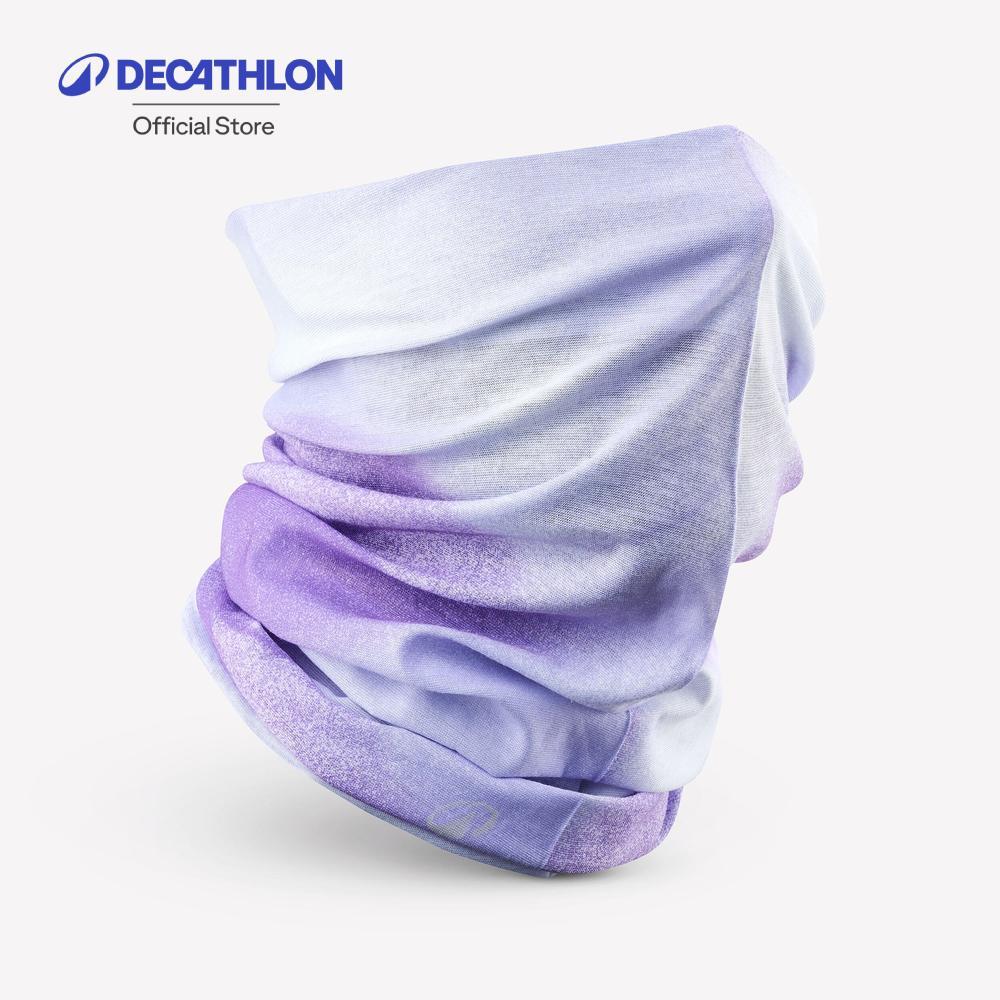 Decathlon Multi-Position Tube Scarf ปลอกอุ่นคอใส่ได้หลายแบบ - Purple