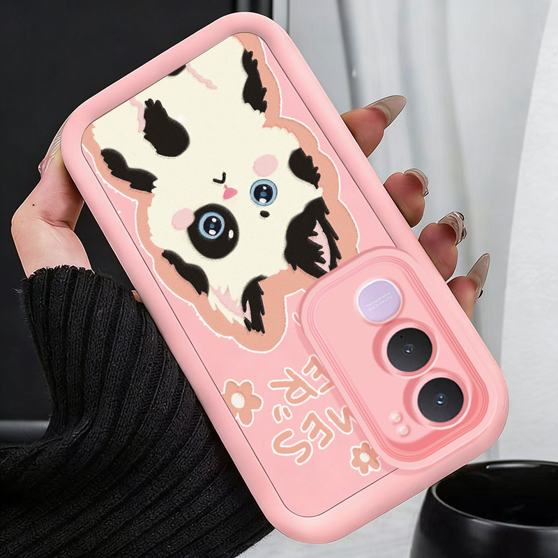 เคสสำหรับ VIVO Y21d เคสโทรศัพท์แบบใหม่แมวสุนัขซิลิโคนซอฟต์เชลล์ครบวงจรกันกระแทก