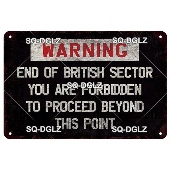 Vintage Retro Achtung Berlin ป้ายดีบุกป้ายโลหะ Shop แผ่น Home Bar สติ๊กเกอร์ผนังตกแต่ง Plaque โปสเตอ