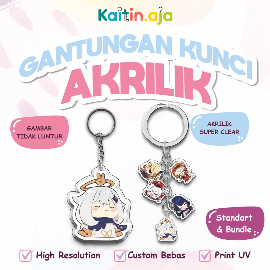 GANTUNGAN [GENSHIN IMPACT] พวงกุญแจอะคริลิก / พวงกุญแจอะคริลิก / พวงกุญแจ GENSHIN IMPACT