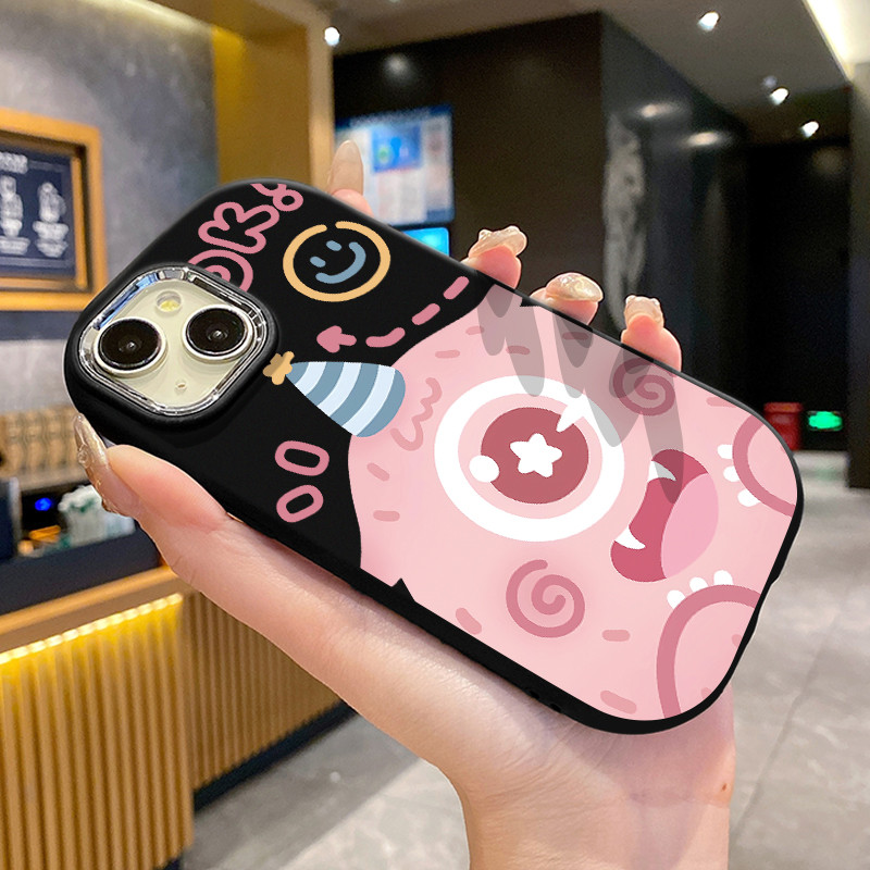 เคสสำหรับ OPPO A60 4G เคสโทรศัพท์สัตว์ประหลาดน่ารักกันกระแทกกลมและอ้วน ราคา ถูกที่สุด ดีลบีเคเค แกลเลอรีภาพที่ 7
