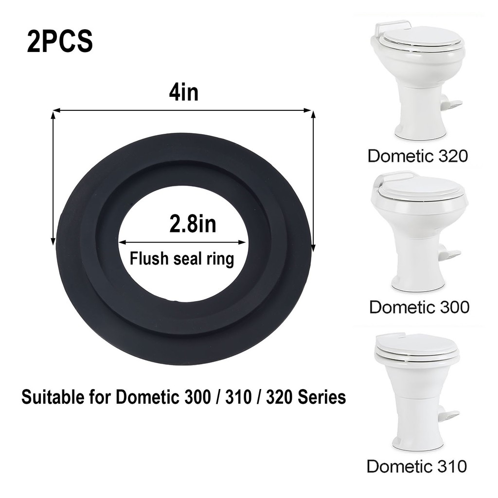 [ข้อเสนอพิเศษ-ULM]2 ชิ้น 385311658 ซีลลูกล้างห้องน้ําสําหรับโถสุขภัณฑ์ RV 300 310 320 RV