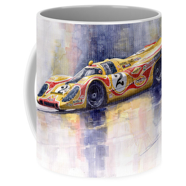 Porsche 917 K Martini Kyalami แก้วกาแฟ 1970 Porsche 917 K Martini Kyalami 1970 แก้วกาแฟ