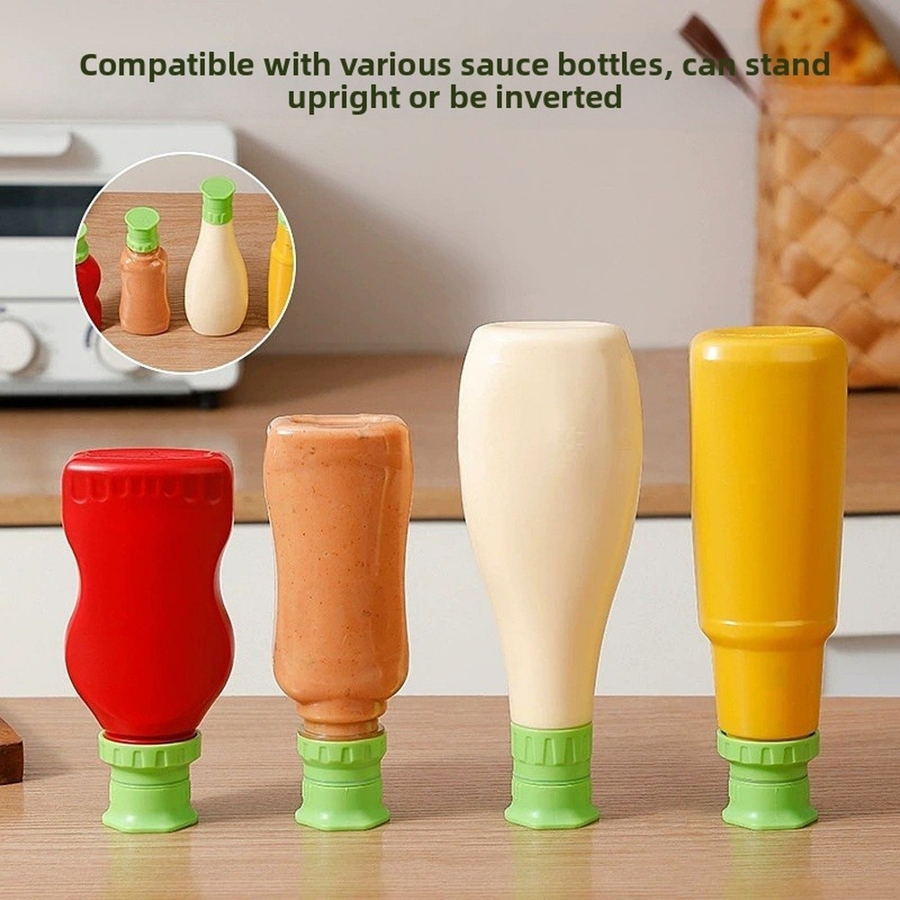 ⭐สินค้าใหม่⭐Multifunctional Squeeze Sauce Bottle Top Kitchen Condiment Dispenser for Ketchup