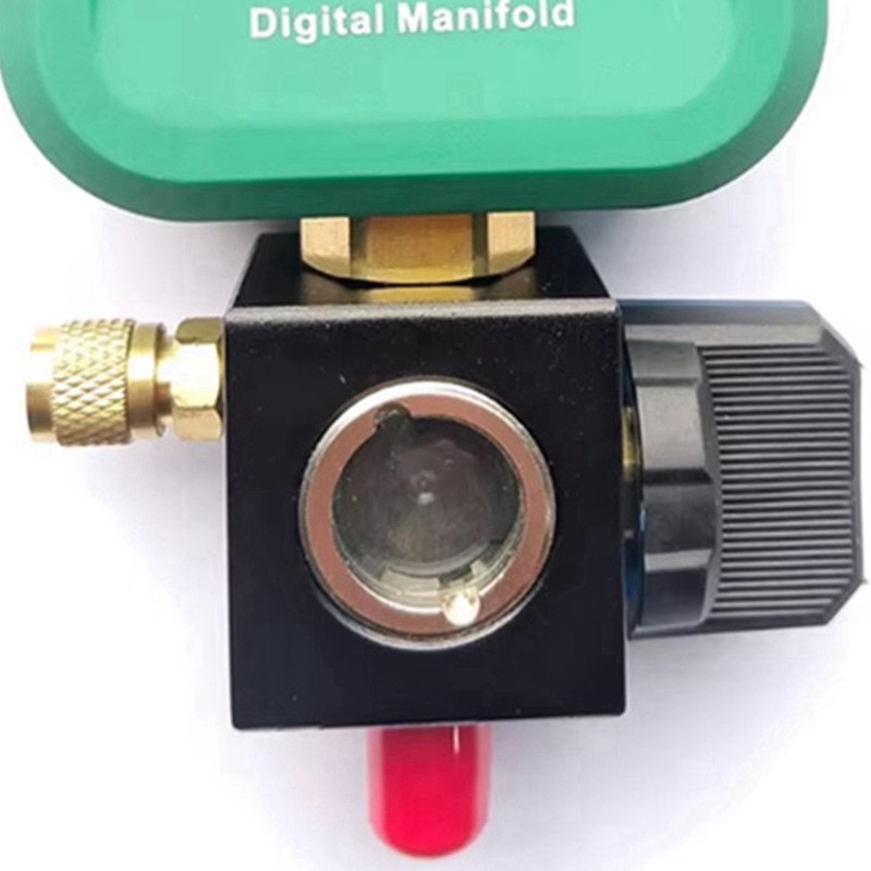 DUOYI Digital Manifold AC Gauge เครื่องทําความเย็นเครื่องวัดความดันสูญญากาศความดัน Manifold เครื่องท