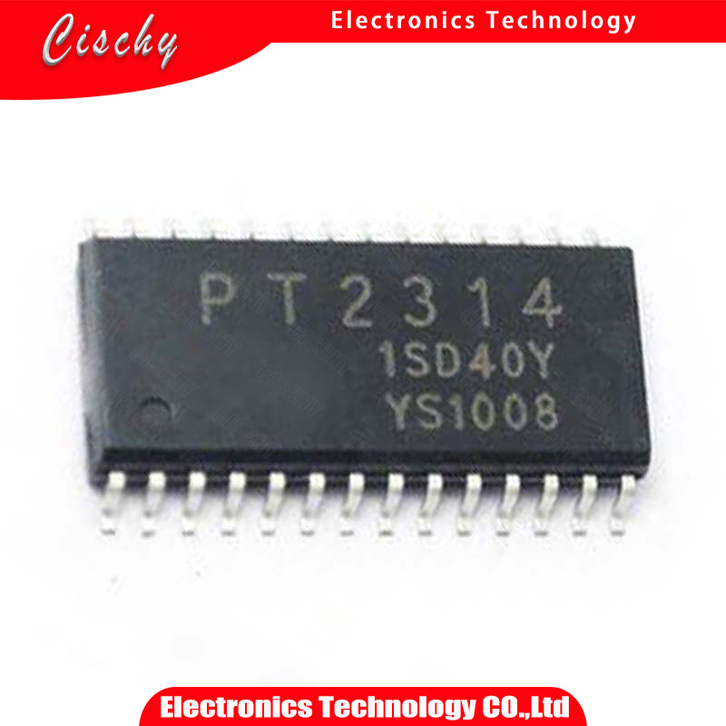 10 ชิ้น PT2314E SOP 28 PT2314L PT2314 SOP 2314E SOP28 SMD