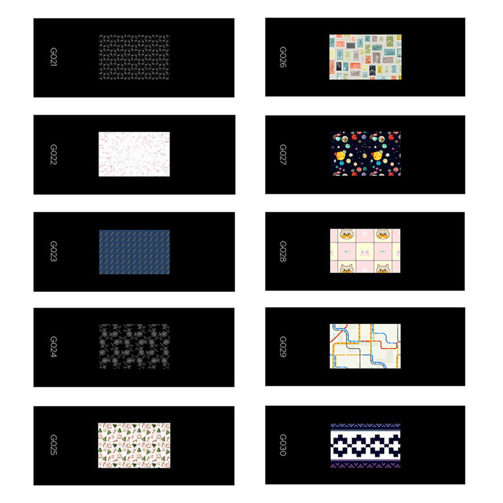 Godox AK-S03 ชุดสไลด์ Transparencies สําหรับโปรเจคเตอร์แฟลชกล้อง AK-R21 แพ็ค 10 ชิ้น PPC1