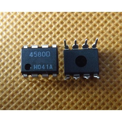 10 ชิ้น/ล็อต NJM4580D JRC4580D JRC 4580D DIP 8 CHIP IC ในสต็อก