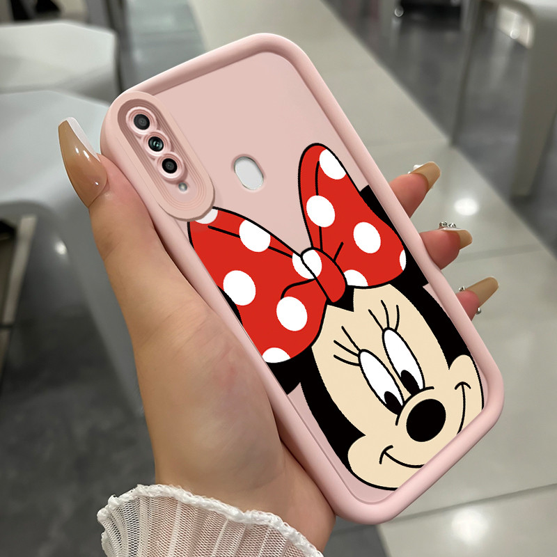 เคสสำหรับ OPPO A31 2020 A8 เคสโทรศัพท์หนูน่ารักสามสีซิลิโคนกันกระแทก