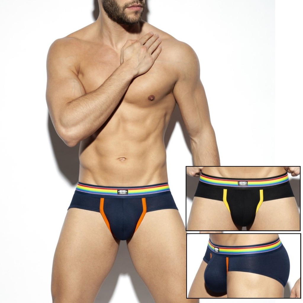 กางเกงบิกินี่สีรุ้งสไตล์ผู้ชาย - ES Collection