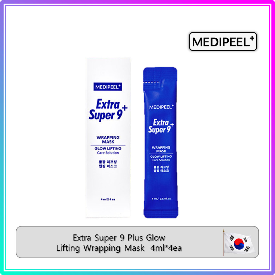 [MEDIPEEL] Extra Super 9 Plus Glow Lifting Wrapping Mask 4ml*4ea