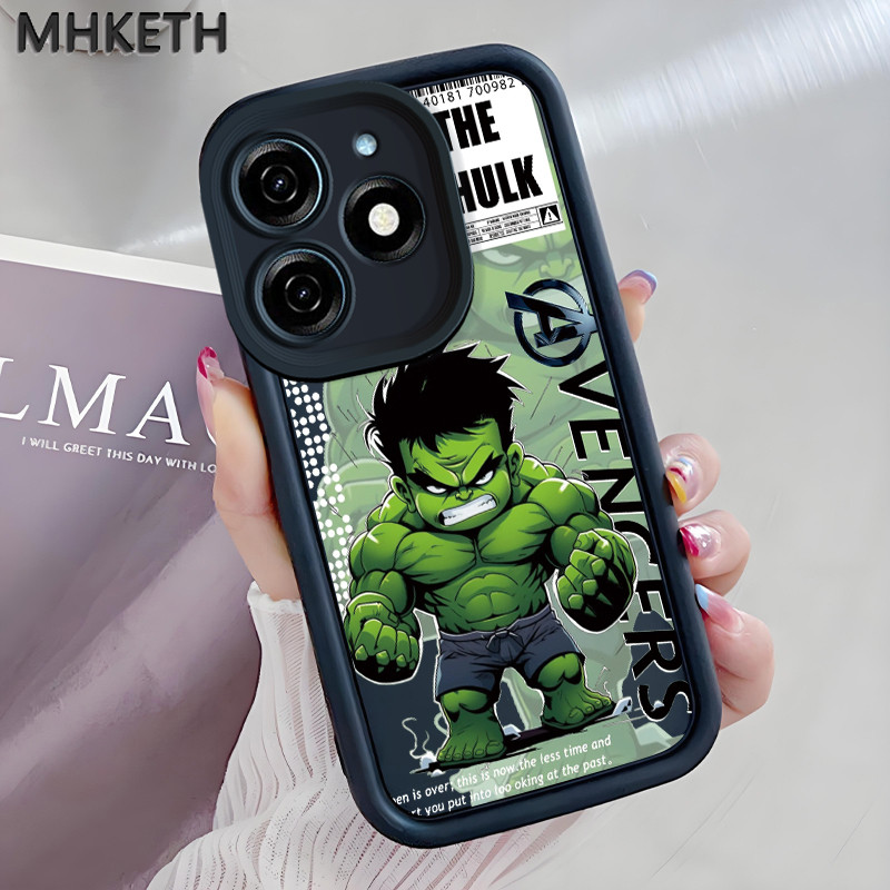 MHKETH เคสสำหรับ Tecno Spark 20 Spark 20C Spark 20P เคสโทรศัพท์ออกแบบการ์ตูนยอดนิยมรุ่น Q