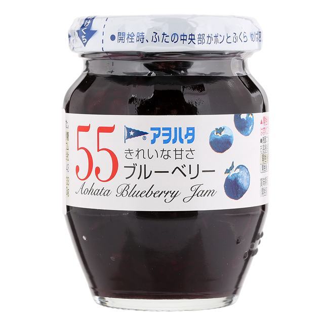 🌴 อาโอฮาตะแยมบลูเบอร์รี่ 150กรัม [0000045185946] 💐 Aohata Blueberry Jam 150g. 🍁 ครีมทาขนมปัง 🌷 Prese