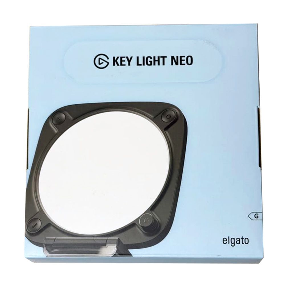 Elgato Key Light Neo (Black) LED Panel - with Mount, USB-A 400 lm / USB-C 700 lm, 10LAJ9911