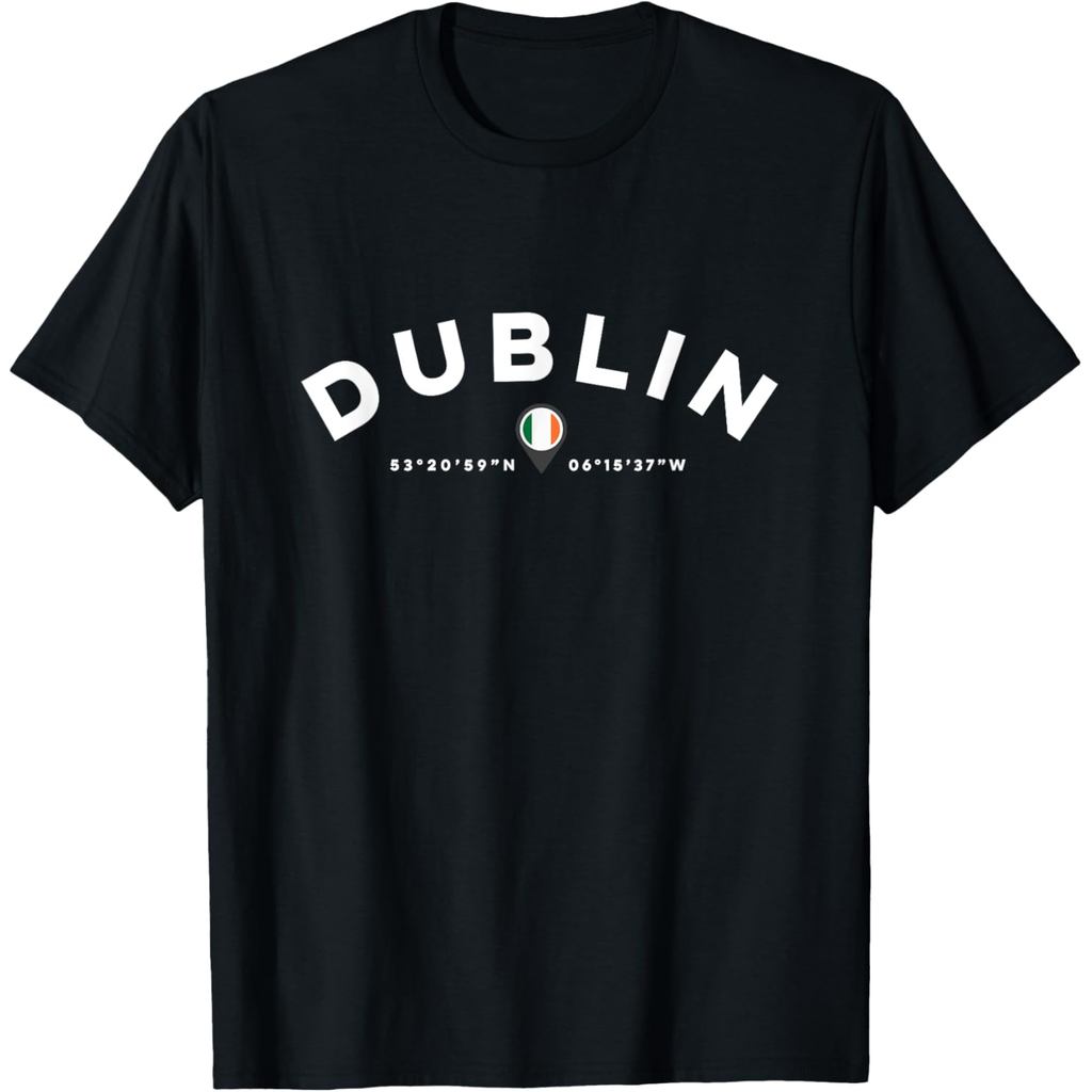 เสื้อยืดผ้าฝ้ายผู้ชาย Dublin Ireland T-Shirt
