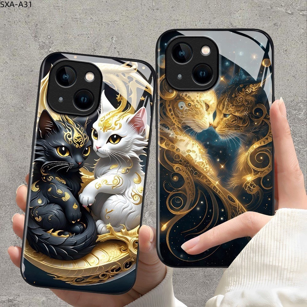 เคส For Samsung Galaxy A50 A50S A42 A35 A34 A33 A32 A31 4G 5G เคสโทรศัพท์ เคสมือถือ เคสซัมซุง เคสแข็ง Phone Case BLK