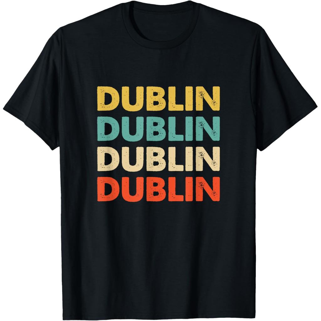 เสื้อยืดผ้าฝ้ายผู้ชาย Dublin Ireland T-Shirt