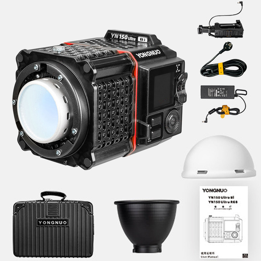Radith YN150 Ultra RGB Mini ขนาด COB ไฟ LED 150W 2000K-10000K สี Tempreture วิดีโอกลางแจ้ง 2.4G APP 