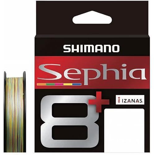 SHIMANO PE Line Sefia 8 10m x 5 Color 200m No. 0.8 LD-E61T Jigging