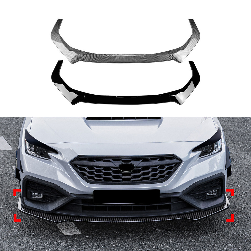 เหมาะสําหรับ Subaru SabaruSubaru WRX STI VB 2022 + กันชนหน้าด้านหน้า Lip ด้านหน้าพลั่วการปรับเปลี่ยน